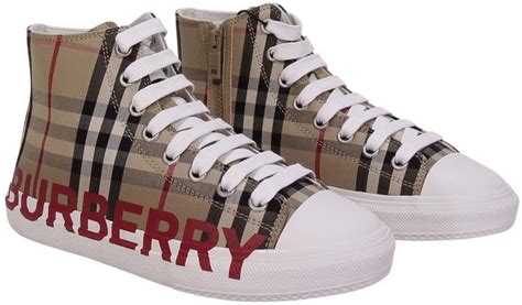 burberry high top converse|burberry high top sneakers.